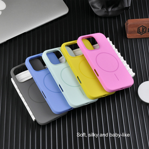 Thiết kế mới cảm ứng mềm mại chống dầu chống vân tay đầy đủ bao phủ chống sốc chất lỏng thực Silicone trường hợp điện thoại - Product Image 5