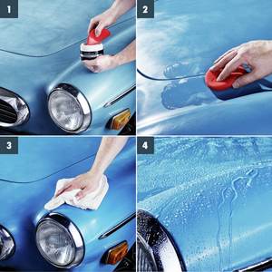 Aplicador de esponja súper suave y duradero, 2 piezas para aplicar cera, pulidor y sellador sin rayones - Product Image 6