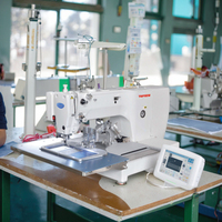 Mesin Jahit Pola Industri TS326G Direct Drive Otomatis dengan Komponen Impor untuk Pakaian Jeans