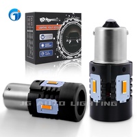 JG Canbus 4SMD LED Ampoule rouge Voiture Clignotant Aucune Erreur Hyper Flash Lumière 1156 P21W 7440 W21W led ampoules T20 Bau15s ba15s auto ampoule