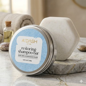 ADash Of Me - Barra de Champú Restauradora para Cabello Seco y Dañado, Hidratante Natural, Sin Sulfatos, Champú Sólido para el Cuidado del Cabello - Product Image 3