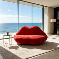 Canapé de salon moderne, canapé Dalip Lip créatif, canapé design de luxe pour la maison et l'hôtel