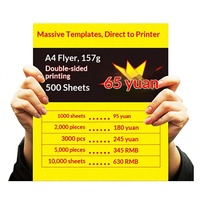 Folletos A4, Páginas a Color, Folletos Trípticos, Pósters, Anuncios de Una Sola Página A5, Impresos en Offset, Papel Kraft/Recubierto para Folletos DM