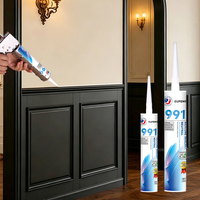 Scellant silicone neutre pour miroirs, usage construction, non corrosif, forte adhérence, écologique pour verre et miroir