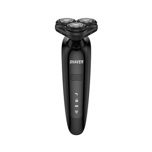 Afeitadora Flotante de Tres Cuchillas de Acero Inoxidable para Rostro, Impermeable, Cuchillas Giratorias, Carga USB Tipo-C, Uso Doméstico, Triple Cuchilla - Product Image 1