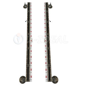 Jauge de niveau à flotteur <span class=keywords><strong>marin</strong></span> avec plaque en verre et vanne <span class=keywords><strong>auto</strong></span>-fermante, approuvée CCS, double lecture directe et par aiguille - Product Image 2