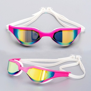 Lunettes de vue d'arène anti-buée de vitesse professionnelle lunettes de <span class=keywords><strong>natation</strong></span> réglables en Silicone étanche pour adulte - Product Image 4