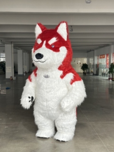 Disfraz <span class=keywords><strong>de</strong></span> Mascota Inflable <span class=keywords><strong>de</strong></span> <span class=keywords><strong>Perro</strong></span> Lobo Husky Rojo <span class=keywords><strong>de</strong></span> Dibujos Animados <span class=keywords><strong>de</strong></span> 2M/2.6M para Cosplay <span class=keywords><strong>de</strong></span> Halloween, Disfraz <span class=keywords><strong>de</strong></span> Personaje <span class=keywords><strong>de</strong></span> <span class=keywords><strong>Anime</strong></span> para Fiestas - Product Image 5