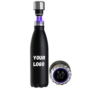 New Product Smart Self-cleaning Water Bottle with UV Function Double Wall Stainless Steel Insulated <b>Thermos</b> Cup Factory - Product Image 1