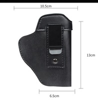 Équipement tactique Holster tactique G 17 19 Right Left Belly Band IWB Soft Caché Carry PU Holster Tactico Gear