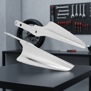 HCMOTORKU Parabrezza Anteriore per Moto in Acciaio Inossidabile, Deflettori per Forcella, Sostituzione Parabrezza per Touring CVO Street - Product Image 1