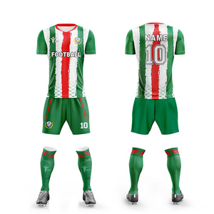 Maglia da Calcio Maschile all'Ingrosso, Colore Verde, Asciugatura Rapida, Traspirante, Abbigliamento Sportivo per Club, Tuta da Allenamento, Maglia Professionale Thailandese - Product Image 1