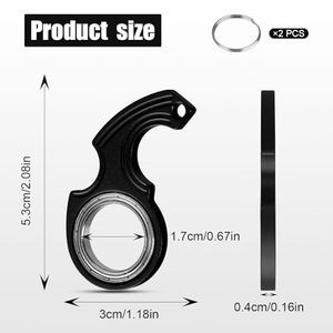 Llavero Giratorio Antiestrés para Dedos, Juguete para Niños y Adultos, Alivia la Ansiedad, Popular Spinner Karambit - Product Image 3