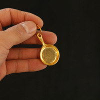 LOL Cloud Top Yi Pendentif de combat et porte-clés en alliage, motif pelle dorée et pot d'or, pour sac à dos, cadeau