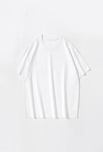 Gahumi 240g Camisetas de algodón compactas de peso pesado 100% algodón Diseño de logotipo personalizado para hombres - Product Image 2