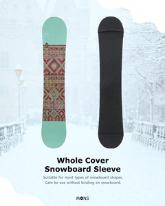 High Quality JERSIZ Polyester Winter Snowboard Cover Completely Waterproof Eco-Friendly Durable Customized Logo Multi-Color - Product Image 2