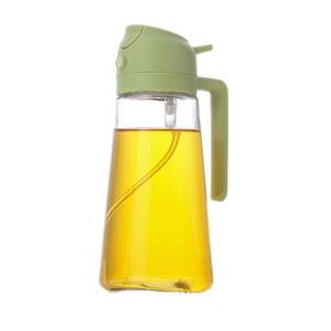 Zunck Dispenser di Olio Multifunzione in Vetro da 16oz, Antigoccia e Antiumidità, per Cucina e Friggitrice ad Aria, <span class=keywords><strong>Spray</strong></span> per Olio 2 in 1 - Product Image 1
