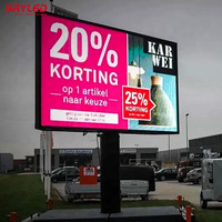 IP65 P4 P5 P6 P8 P10 Sokak Tabelası Dijital Billboard Ekran Paneli Açık Hava Kamu Reklam Ekranı Spor Etkinlikleri için LED Ekran