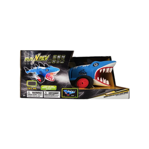 Jouet Requin Électrique à Trois Roues Certifié Sécurité avec Télécommande pour Enfants, Effets Lumineux et Fumigènes - Product Image 1