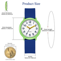 Montres Quartz de Sport en Silicone au Design Tendance pour Étudiants et Enfants avec Logo – Vente en Gros