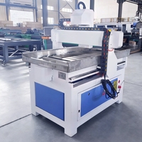 Mini routeur CNC portable de bureau 60x60 pour la découpe d'aluminium, plastique, PVC, Plexiglas – Idéal pour les petits projets de bricolage et un usage domestique convivial