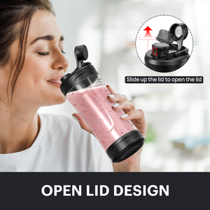 Licuadora Portátil Inalámbrica 2026 de 220W con Boquilla Integrada para Beber, Carga USB, Extractor Eléctrico de Jugos de Frutas para Exteriores - Product Image 2