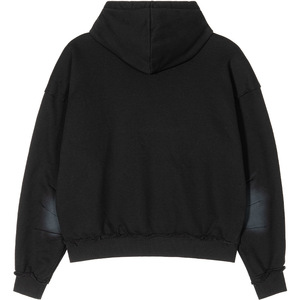 Felpa con Cappuccio in Cotone Personalizzata di Alta Qualità, Oversize, Stile <span class=keywords><strong>Street</strong></span>, Materiale Lavabile, Effetto Vissuto per Uomo - Product Image 3