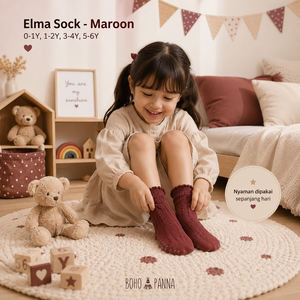 Calcetines tobilleros color granate suaves con transpirabilidad, comodidad, calidad confiable, sensación acogedora y diseño flexible para niños pequeños activos. - Product Image 1