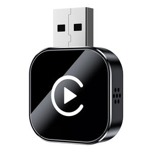 Adaptateur sans fil 2-en-1 CarPlay Android Auto avec lumière RGB portable, USB Plug-and-Play, garantie 1 an pour CarPlay filaire d'origine - Product Image 2