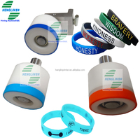 Machine d'Impression Sérigraphique Manuelle pour Bracelets en Silicone, Machine d'Impression pour Bracelets Manuels Cylindriques en Caoutchouc de Silicone