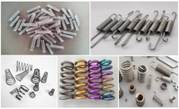 Ressorts de compression en alliage de titane Léger Bonne élasticité Spécifications complètes Torsion d'extension de style spirale enroulée
