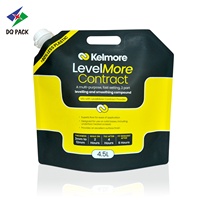 DQ PACK personnalisé recyclable 5KG/5L détergent de savon liquide pochette de bec d'angle en plastique