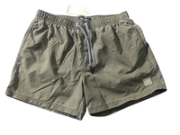 Shorts de plage décontractés pour hommes, imprimé pigmenté, lavés, respirants, séchage rapide, antibactériens, imperméables, en polyester/nylon, taille élastique