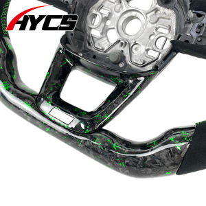 Accesorios Interiores para Automóviles, Volante de Fibra de Carbono Forjado para <span class=keywords><strong>Audi</strong></span> Q3 Q5 Q7 Q8 S5 SQ2 SQ5 SQ7 RS3 RS5 <span class=keywords><strong>RSQ3</strong></span> RSQ8 2016-2024 - Product Image 3