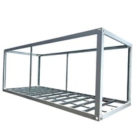 10ft 20ft 30ft 40ft personnaliser la longueur en acier léger galvanisé maison préfabriquée modulaire maison chambre cadre de conteneur
