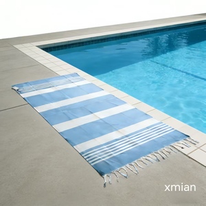 Asciugamano Turco in Cotone Ipoallergenico Ecologico con Logo Personalizzato per Spiaggia, Viaggi e Uso Alberghiero - Product Image 4