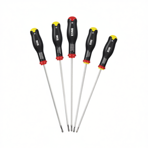 Juego de destornilladores de 5 piezas Phillips y de cabeza plana con mangos ergonómicos para tareas de reparación de precisión - Product Image 2