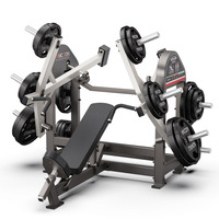 Machine de musculation commerciale à charge libre en acier pour presse pectorale inclinée sur banc – Ensemble complet d'équipement de force