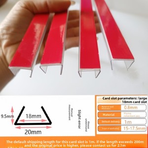 <span class=keywords><strong>Plaque</strong></span> et bande de fixation à fente en U isolées et ignifuges, adaptées aux bases de lampes LED - Product Image 5