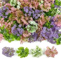 Têtes de fleurs d'hortensia artificielles en plastique faites à la main, écologiques, durables, accessoires floraux DIY, fausses têtes de fleurs à piquer