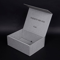 Boîte cadeau pliable avec logo personnalisé, boîtes cadeau rigides en papier pliables pour bijoux, cosmétiques, artisanat