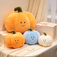 OEM Coussin en peluche citrouille souriante mignonne, Décoration de table d'Halloween, Poupée en peluche légume, Vente en gros