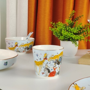 Service de table 5 pièces en porcelaine fine « European Luxury Dream Circus » - Product Image 6