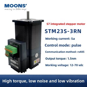 มอเตอร์ไฮบริด 2 เฟส MOONS 17 23 พร้อมไดรเวอร์ SSM/STM17S/23R เครื่องออลอินวัน แบบพัลส์ อุปกรณ์เครื่องกลจากจีน - Product Image 3