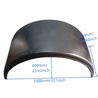 Guardabarros de PVC para Camión, de Una o Dos Ejes, Universales, de Plástico, para Volvo, Hino, Kenworth, Mack