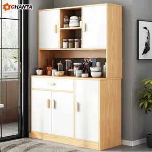 Wholesale Professional Manufacturers Kitchen Cabinets Modern Handle Cabinets Kitchen Storage Furniture Sideboards Cabinets