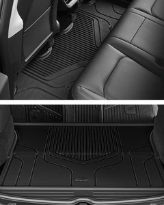 Tapis de sol 3W, imperméable et tout temps, facile à nettoyer pour <span class=keywords><strong>Tesla</strong></span> Model Y 2021-2024 <span class=keywords><strong>Pet</strong></span> Friendly - Product Image 4