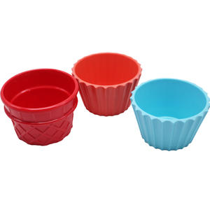 प्लास्टिक Melamine आइस क्रीम कटोरे और 4 बच्चे को खिलाने के सामान बच्चों Tableware चम्मच सेट - Product Image 6