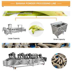 Machine automatique <span class=keywords><strong>électrique</strong></span> Gelgoog pour la fabrication de farine de plantain et de poudre de <span class=keywords><strong>banane</strong></span> avec four de cuisson, haute efficacité, capacité de 500-1000 kg/h - Product Image 4