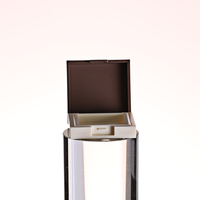 Boîte d'emballage cosmétique carrée de 39,1 mm * 39,1 mm * 14,1 mm, couleur personnalisée, étui à fard à paupières, mini étui à blush